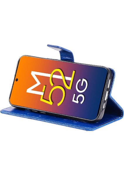 Samsung Galaxy M52 5g Darbeye Kapak Flip Kickstand Pu Deri (Yurt Dışından)