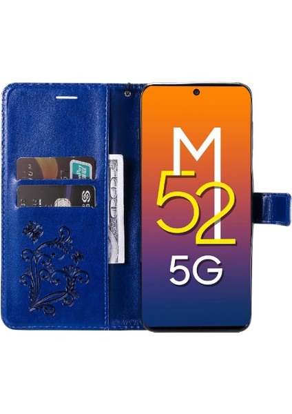 Samsung Galaxy M52 5g Darbeye Kapak Flip Kickstand Pu Deri (Yurt Dışından)