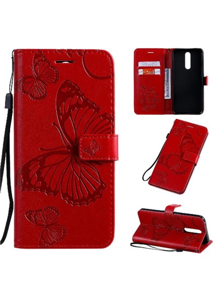 Oppo F11 Pu Deri Manyetik Kapak Için Flip Case Darbeye Kapak ile (Yurt Dışından)