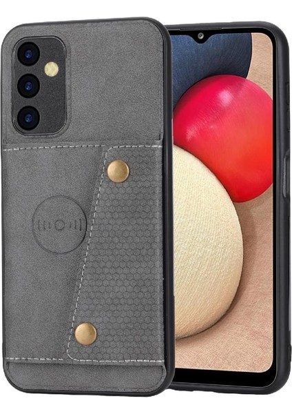 Samsung Galaxy A34 5g Kickstand Buit Için Cüzdan Kılıf Demir Kart Tutucu (Yurt Dışından)