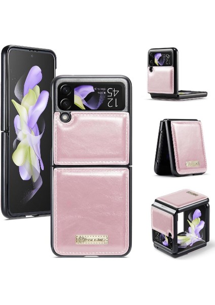 Samsung Galaxy Z Flip 4 Için Flip Case 5g Kickstand Kart Tutucu Retro (Yurt Dışından)