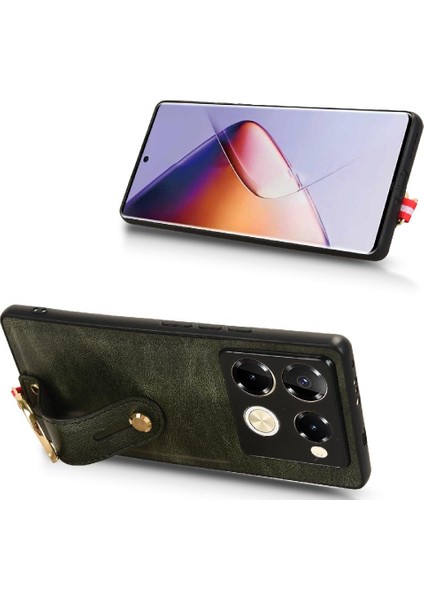 Infinix Not 40 Pro Artı 5g Kolaylık Premium Pu Deri Bilek Için Kılıf (Yurt Dışından)