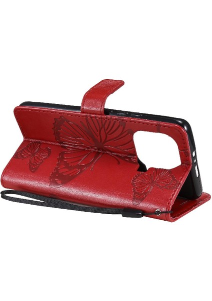 Kart Yuvası Standı ile Xiaomi 11 Pro Için Flip Case Darbeye Kapak Pu (Yurt Dışından)