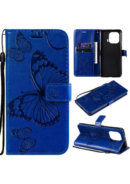 Kart Yuvası Standı ile Xiaomi 11 Pro Için Flip Case Darbeye Kapak Pu (Yurt Dışından)