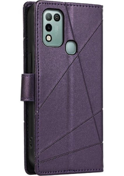 Infinix Sıcak 11 Için Flip Case Kickstand Darbeye Üç Kart Yuvaları Oyna (Yurt Dışından)