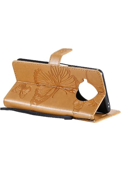 Xiaomi 10T Lite 5g Için Flip Case Kart Yuvası Standı ile Pu Deri Flip Case (Yurt Dışından)