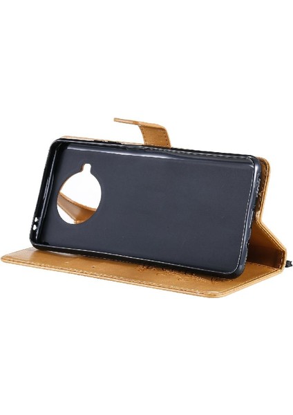 Xiaomi 10T Lite 5g Için Flip Case Kart Yuvası Standı ile Pu Deri Flip Case (Yurt Dışından)