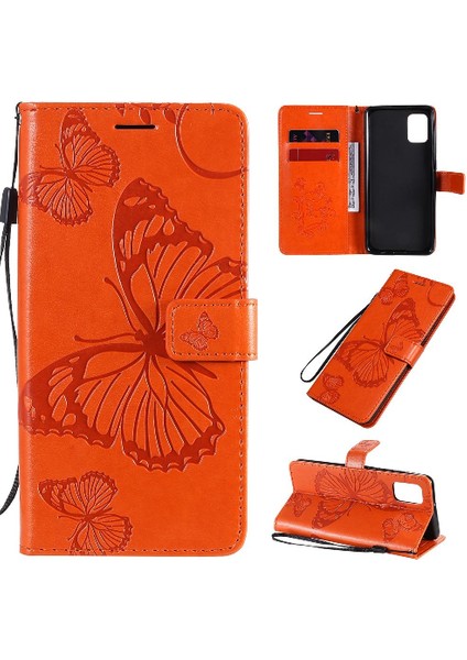 Samsung Galaxy Flip Pu Deri Manyetik Kapak Flip Kickstand Için Flip Case (Yurt Dışından)