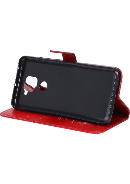Xiaomi Redmi Not 9 Için Flip Case Kart ile 4g Darbeye Kapak Pu Deri (Yurt Dışından)