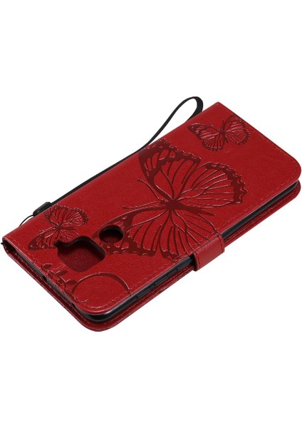 Xiaomi Redmi Not 9 Için Flip Case Kart ile 4g Darbeye Kapak Pu Deri (Yurt Dışından)