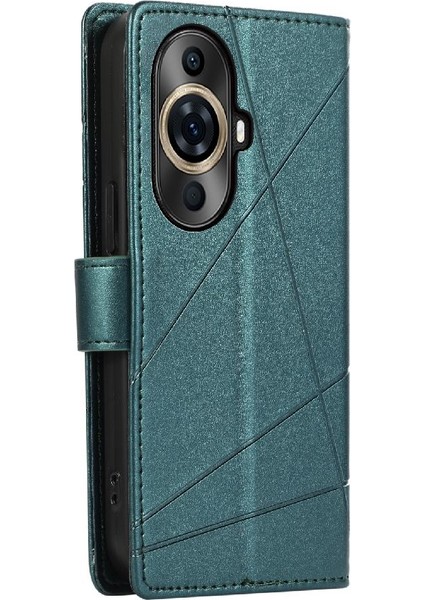 Huawei Nova 11 Pro Için Flip Case Kickstand Üç Kart Yuvaları Darbeye (Yurt Dışından)