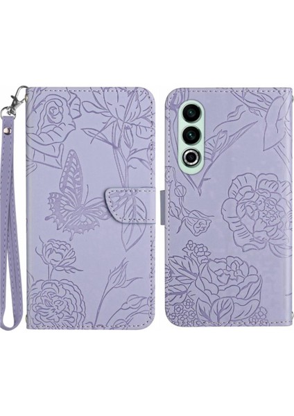 Oneplus Nord Ce4 Anti-Damla Koruma Darbeye Deri Pu Için Flip Case (Yurt Dışından)
