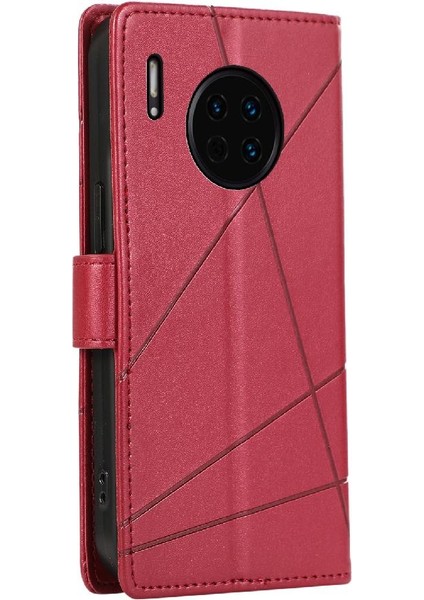 SZY Mall Huawei Mate 30 Için Flip Case Kickstand Üç Kart Yuvaları Şok Emici (Yurt Dışından)