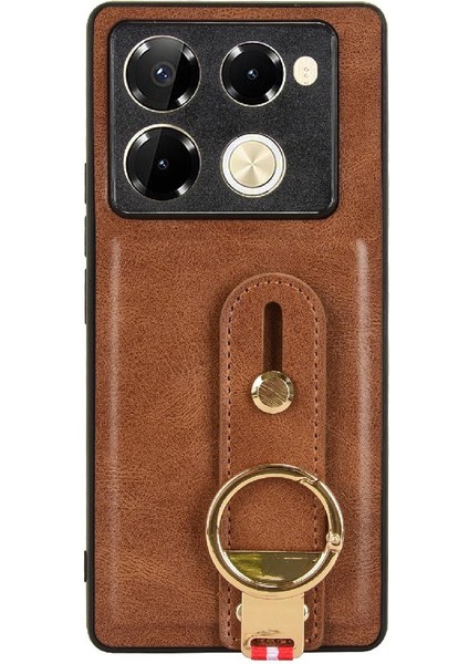 Infinix Not 40 Pro Artı 5g Kolaylık Premium Pu Deri Bilek Için Kılıf (Yurt Dışından)