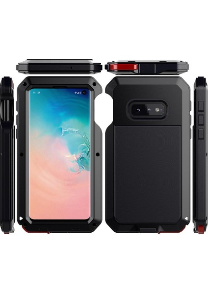 Samsung Galaxy S10E 360 Için Ağır Metal Kasa Tam Vücut Koruyucu (Yurt Dışından)