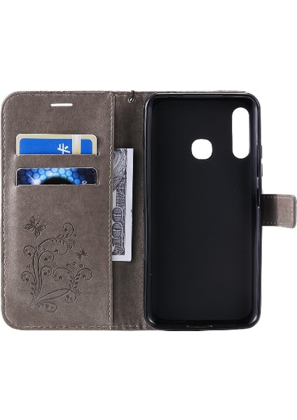 Kart Yuvası Standı Manyetik Kapak ile Samsung Galaxy Acase Pu Deri Kılıf (Yurt Dışından)