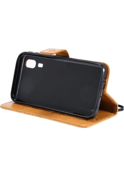 Kart Yuvası Standı Darbeye Kapak ile Samsung Galaxy A2 Çekirdek Için Flip Case (Yurt Dışından)