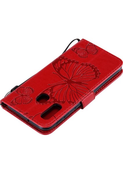 Kart Yuvası Standı ile Samsung Galaxy A40 Flip Case Kickstand Pu (Yurt Dışından) fırsatları