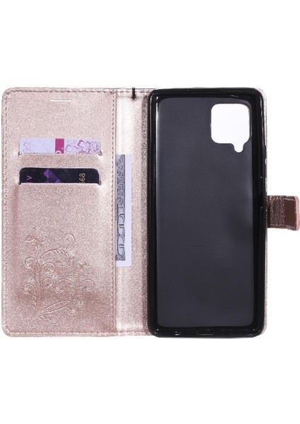 Samsung Galaxy Case 5g Flip Kickstand Darbeye Kapak Pu Deri (Yurt Dışından)