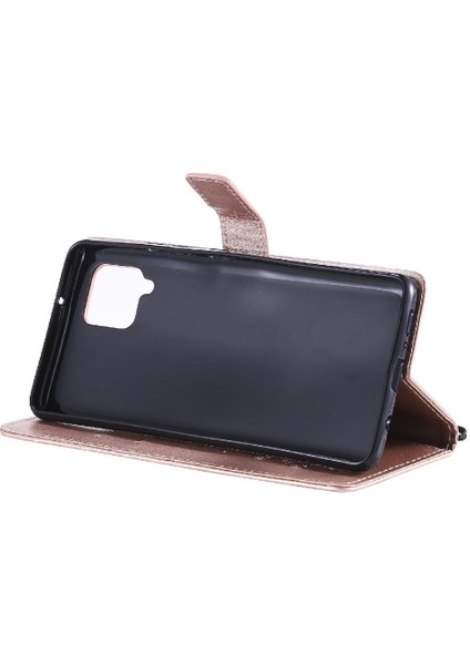 Samsung Galaxy Case 5g Flip Kickstand Darbeye Kapak Pu Deri (Yurt Dışından)