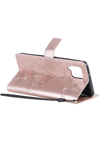 Samsung Galaxy Case 5g Flip Kickstand Darbeye Kapak Pu Deri (Yurt Dışından)