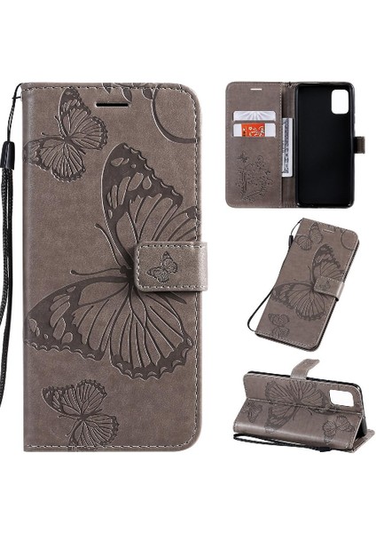 Samsung Galaxy A51 4g Manyetik Kapak Flip Kickstand Pu Deri (Yurt Dışından)