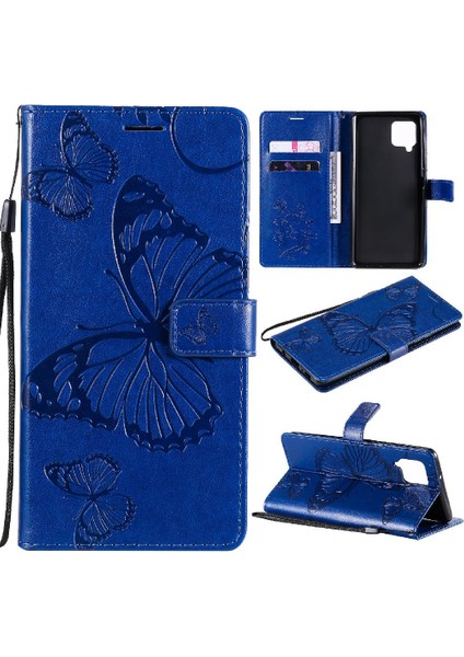 Samsung Galaxy Case 5g Flip Kickstand Darbeye Kapak Pu Deri (Yurt Dışından)