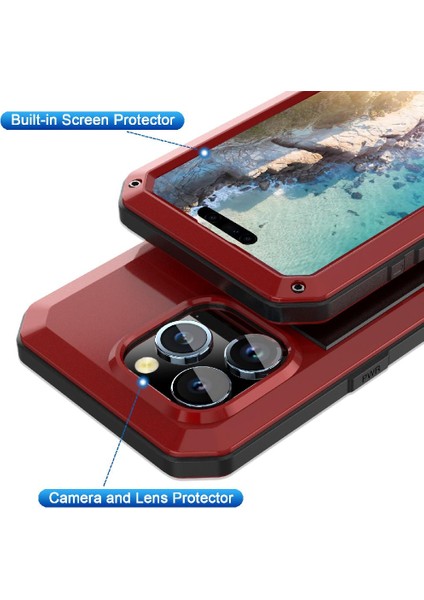 Iphone 15 Için Kılıf Pro Max 360 Tam Vücut Koruyucu Kapak Açık Spor (Yurt Dışından)