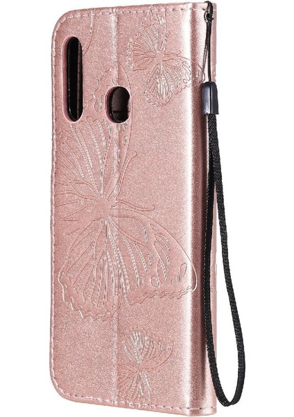 Kart Yuvası Standı Manyetik Kapak ile Samsung Galaxy Acase Pu Deri Kılıf (Yurt Dışından)