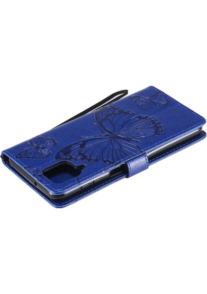 Kart Yuvası Standı Pu ile Samsung Galaxy A12 Darbeye Kapak Için Flip Case (Yurt Dışından) fiyatları