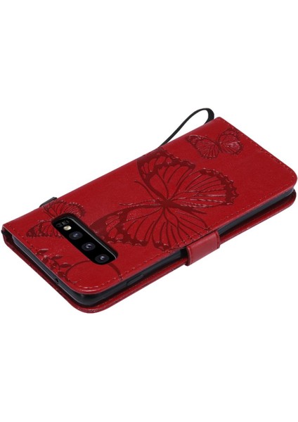Samsung Galaxy S10 Manyetik Kapak Flip Kickstand Pu Deri Kapak (Yurt Dışından) fırsatları