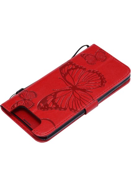 Samsung Galaxy A80 Darbeye Kapak Flip Kickstand Için Kılıf Kart Yuvası ile (Yurt Dışından)