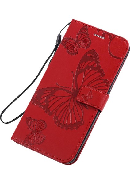 Samsung Galaxy A80 Darbeye Kapak Flip Kickstand Için Kılıf Kart Yuvası ile (Yurt Dışından)