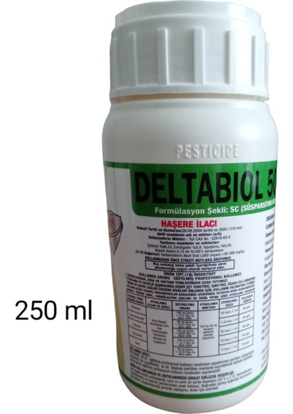 Deltabıol 50 Sc 250 ml Kokusuz Genel Haşere Ilacı