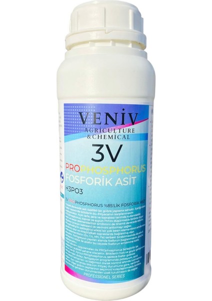 Veniv Agriculture 3V Prophosphorus Fosforik Asit %85 Lik Konsantre- 2 kg