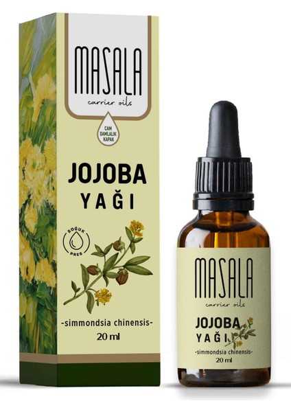 Jojoba Yağı 20 Ml. (Jojoba Oil)  Soğuk Pres