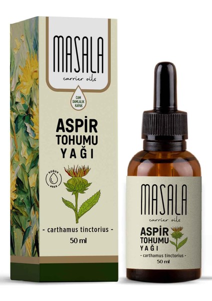 Aspir Tohumu Yağı 50 Ml. (Safflower Oil)