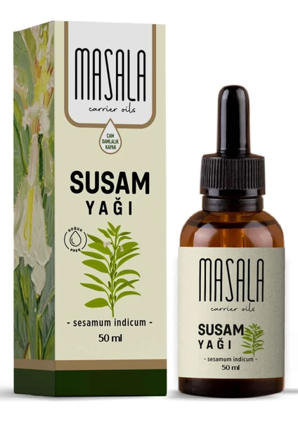 Susam Yağı 50 Ml. Soğuk Pres (Sesame Seed Carrier Oil)