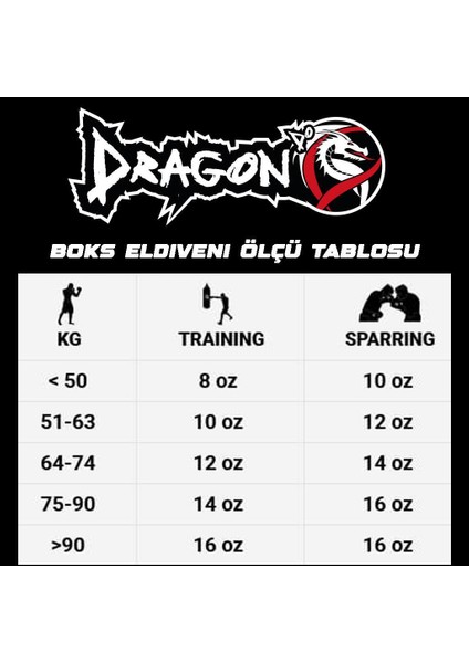 Dragon Do 30376-P Gri Kunuri 3 Boks Eldiveni Muay Thai Eldiveni Kick Boxing Eldiveni