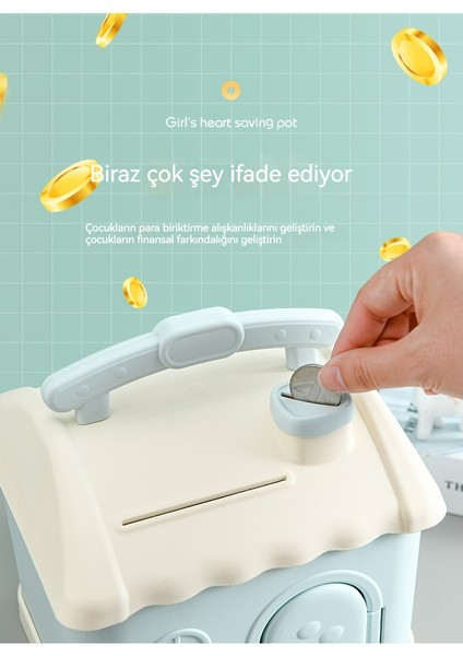 Ins Çocuklar Için Yaratıcı Küçük Ev Kumbarası/yüksek Yüz Değeri Kaydedilebilir Kumbara, Y116 (Yurt Dışından) modelleri