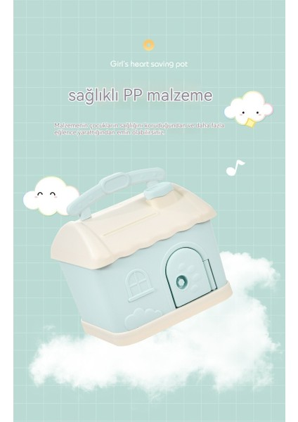 Ins Çocuklar Için Yaratıcı Küçük Ev Kumbarası/yüksek Yüz Değeri Kaydedilebilir Kumbara, Y116 (Yurt Dışından) indirimleri