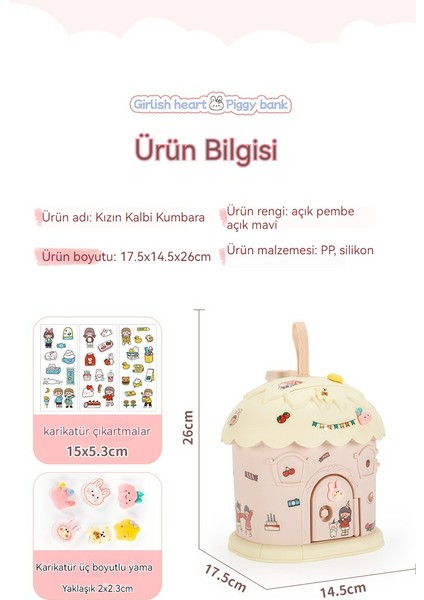 Yeni Stil Çocuk Kumbara Küçük Ev Kumbara（etiket Hediye Etmek） Y274 (Yurt Dışından) indirimleri