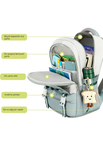 Kız Ortaokul Okul Çantası/lise Öğrencisi Büyük Kapasiteli Sırt Çantası/üniversite Öğrencisi Hafif Sırt Çantası Y336 (Yurt Dışından) fiyatları