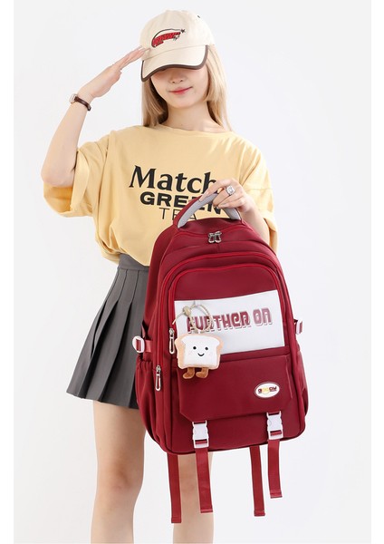 Kız Ortaokul Okul Çantası/lise Öğrencisi Büyük Kapasiteli Sırt Çantası/üniversite Öğrencisi Hafif Sırt Çantası Y339 (Yurt Dışından) indirimleri