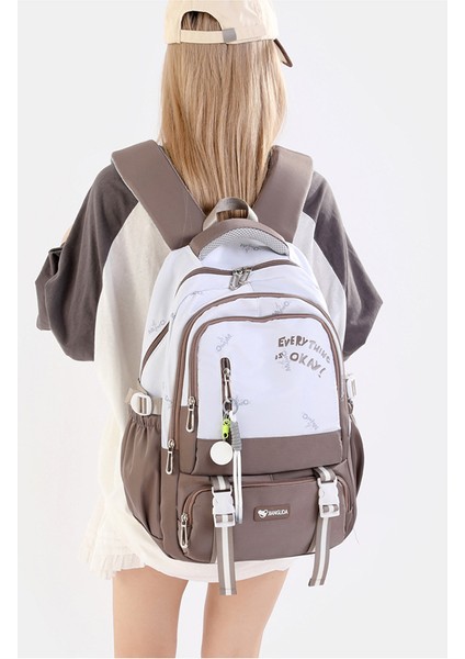 Erkek ve Kadın Büyük Kapasiteli Lise Öğrencisi Okul Çantası/ortaokul Öğrencisi Hafif Sırt Çantası/üniversite Öğrencisi Sırt Çantası Y389 (Yurt Dışından) indirimleri