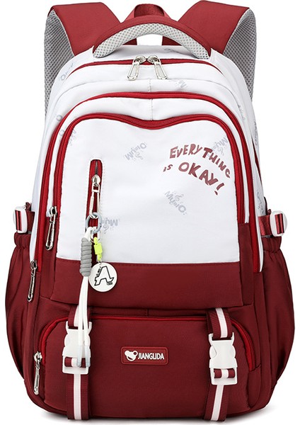 Erkek ve Kadın Büyük Kapasiteli Lise Öğrencisi Okul Çantası/ortaokul Öğrencisi Hafif Sırt Çantası/üniversite Öğrencisi Sırt Çantası Y389 (Yurt Dışından)