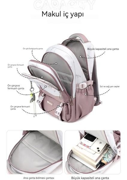 Erkek ve Kadın Büyük Kapasiteli Lise Öğrencisi Okul Çantası/ortaokul Öğrencisi Hafif Sırt Çantası/üniversite Öğrencisi Sırt Çantası Y389 (Yurt Dışından) fiyatları