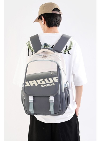 Erkek ve Kadın Moda Gündelik Üniversite Sırt Çantası/lise Öğrencisi Büyük Kapasiteli Okul Çantası/ortaokul Öğrencisi Hafif Omuz Çantası Y390 (Yurt Dışından) indirimleri