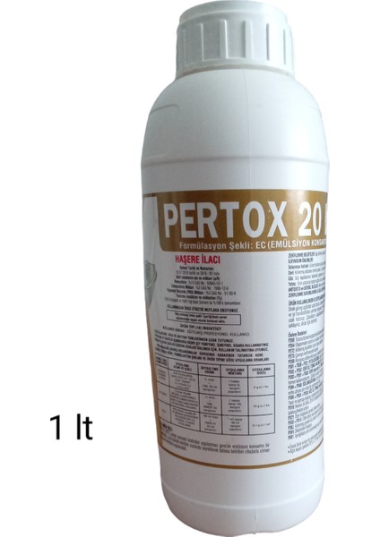 Pertox 20 Ec Kokulu Genel Haşere Ilacı 1 lt