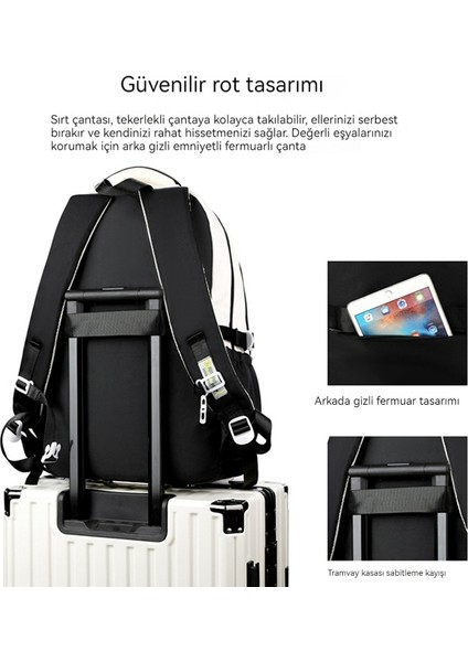 Erkek ve Kadın Moda Gündelik Üniversite Sırt Çantası/lise Öğrencisi Büyük Kapasiteli Okul Çantası/ortaokul Öğrencisi Hafif Omuz Çantası Y390 (Yurt Dışından) fırsatları